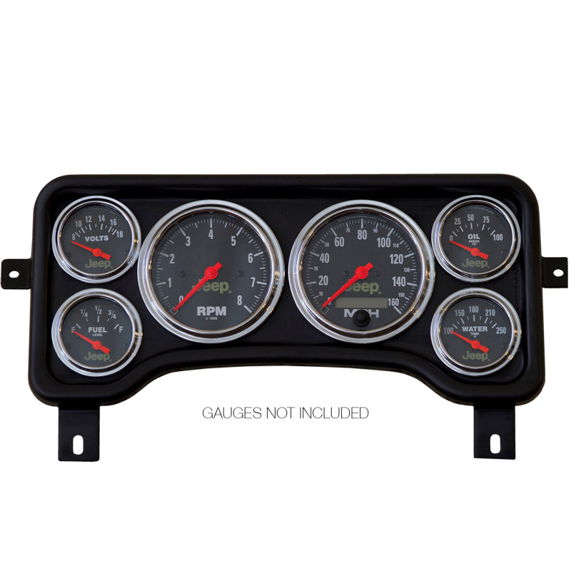 AutoMeter Jeep TJ/XJ Direct Fit Dash Panel with 6 Gauges – Part Number ATM5381