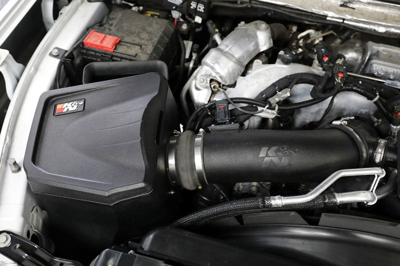 K&N Engineering 63-3119 Performance Cold Air Intake System for 2020 Chevrolet Silverado 2500/3500 HD with V8 6.6L Diesel