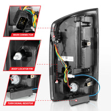 Load image into Gallery viewer, ANZO 2002-2006 Dodge Ram 1500 LED Tail Light Pair with Light Bar, Black Housing &amp; Clear Lens