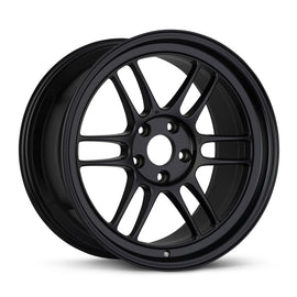 Enkei RPF1 18x9.5 Inch Matte Black Wheel with 5x114.3 Bolt Pattern and 38mm Offset – Part Number enk3798956538BK