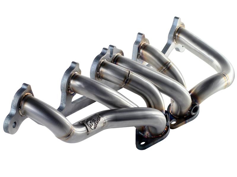 aFe Twisted Steel Stainless Steel Short Tube Header for Nissan 350Z and Infiniti G35 V6-3.5L