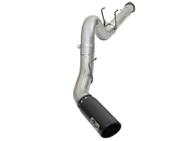 aFe ATLAS 5-Inch DPF-Back Exhaust System with Black Tip for 2017 Ford F-Series 6.7L Power Stroke Diesel