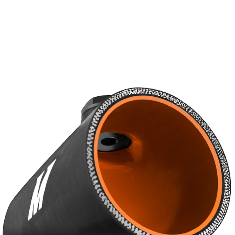 Mishimoto 3.0-inch Black Silicone Coupler with 1/8-inch NPT Bung for Automotive Applications