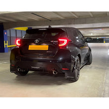 Load image into Gallery viewer, Rally Armor 20-25 Toyota GR Yaris Black Mud Flap with Grey Logo - Durable Polyurethane Protection
