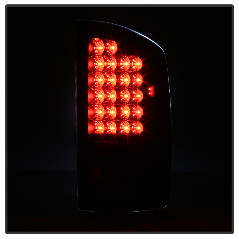 Spyder Dodge Ram 2002-2006 LED Tail Lights in Black - Enhance Your Vehicle's Look