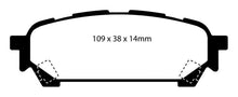 Load image into Gallery viewer, EBC Redstuff Ceramic Low Dust Rear Brake Pads for Subaru Impreza and Saab 9-2X * Part Number EBCDP31687C