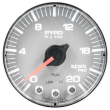 Load image into Gallery viewer, AutoMeter Spek-Pro Exhaust Gas Temperature Gauge with Peak Recall and LED Backlighting – Part P310218