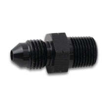 Load image into Gallery viewer, Vibrant BSPT Adapter Fitting -4 AN to 1/8 Inch -28 | Aluminum, Black Anodized