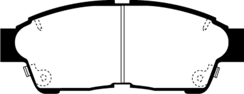 EBC Yellowstuff Front Brake Pads for Toyota Celica and Corolla - High-Performance Street & Track Use