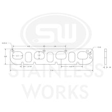 Load image into Gallery viewer, Stainless Works Hemi 5.7L/6.1L/6.4L D-Port Shaped Header Exhaust Flanges - 1-7/8 inch Primaries
