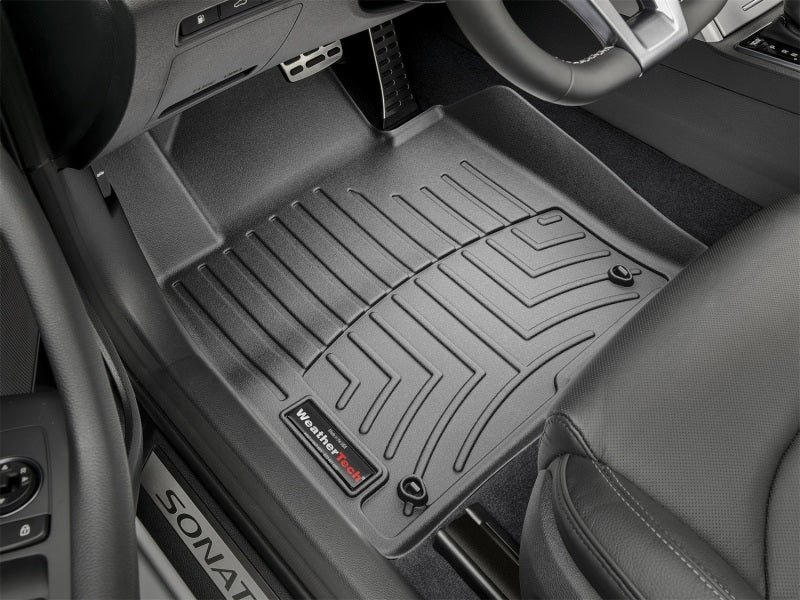 WeatherTech DigitalFit Front FloorLiners for 2015-2016 Hyundai Sonata - Black