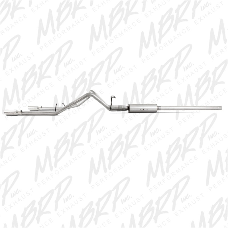 MBRP Armor Lite Series Cat Back Exhaust System for Dodge Ram 1500 2006-2008 with Dual Split Rear Exit