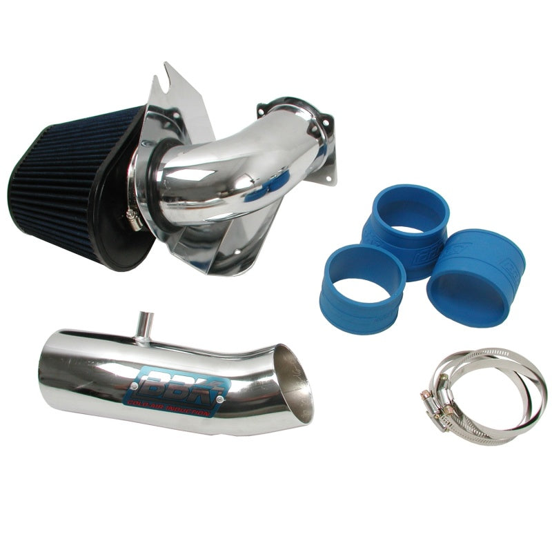 BBK 94-95 Mustang 5.0 Cold Air Intake Kit with Chrome Finish - Improved Power and Throttle Response