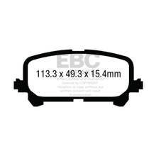 Load image into Gallery viewer, EBC 14+ Acura MDX 3.5 Greenstuff Rear Brake Pads * Heavy Duty Off-Road Brake Solution