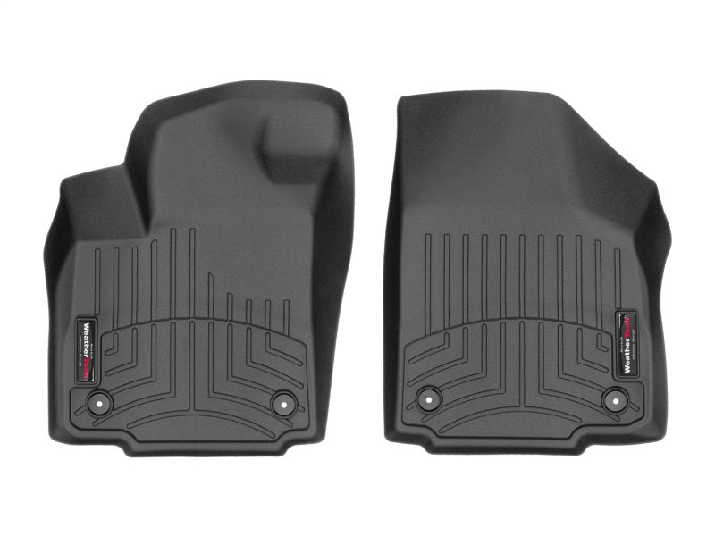 WeatherTech DigitalFit Front FloorLiners for 2012-2013 Dodge Ram 2500/3500 with Vinyl Floor and Auto Transmission in Black (Part Number: WET449771V)