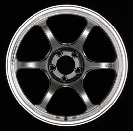 Advan RG-D2 18x9.5 +22 Machining and Racing Hyper Black Wheel (Part Number: avnYAT8J22EHB)