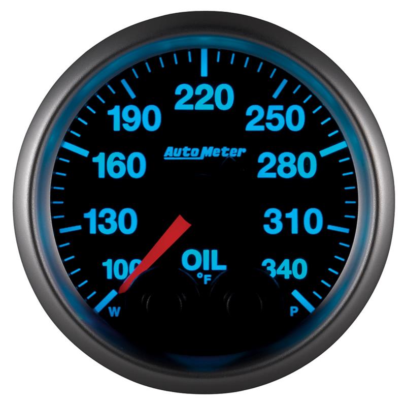 AutoMeter Elite 52mm Oil Temperature Gauge Part Number ATM5640 – Accurate Digital Readings for Engine Performance and Safety
