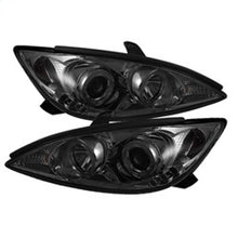 Load image into Gallery viewer, Spyder Toyota Camry 2002-2006 Projector Headlights with LED Halo and Smoke Finish - Part Number: spy5064325