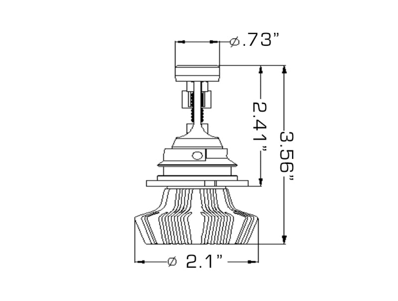 Oracle Lighting 9007 4000 Lumen LED Headlight Bulbs - 6000K for Enhanced Nighttime Visibility