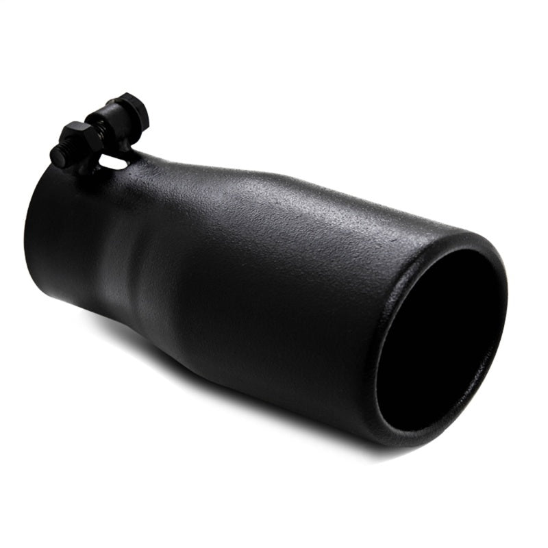 MBRP Universal Black Finish Oval Exhaust Tip 2.5 in. O.D. | 3.75 in. Inlet | 10 in. Length