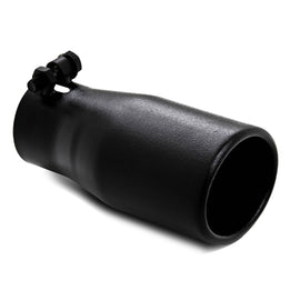 MBRP Universal Black Finish Oval Exhaust Tip 2.5 in. O.D. | 3.75 in. Inlet | 10 in. Length