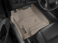 Load image into Gallery viewer, WeatherTech DigitalFit Front FloorLiners for Chevrolet Silverado and GMC Sierra Crew and Double Cab * Tan