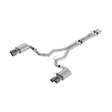 Borla - ATAK Cat-Back Exhaust System with Carbon Fiber Black Tips for 18-23 Ford Mustang GT 5.0L AT/MT