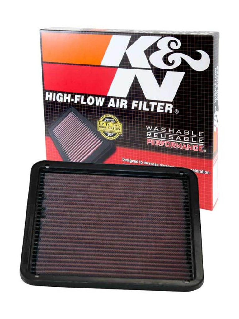 K&N Replacement High-Flow Air Filter for Lexus GS400 and LS430 (Part Number: KN33-2137)