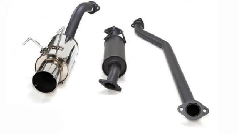 HKS Hi-Power Muffler for 2002 Honda Civic Si – SUS304 Stainless Steel, No Coating