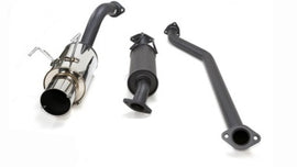 HKS Hi-Power Muffler for 2002 Honda Civic Si – SUS304 Stainless Steel, No Coating
