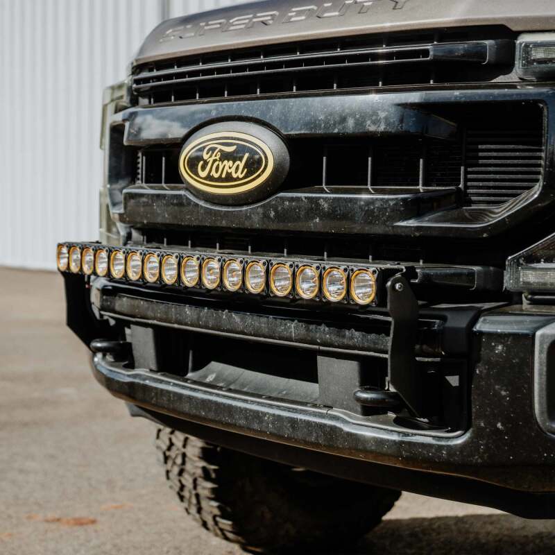 KC HiLiTES Ford Super Duty Front Bumper Mount for 40" Flex Era LED Light Bar (2011-2016 GEN3 F-250, F-350, F-450, F-550)