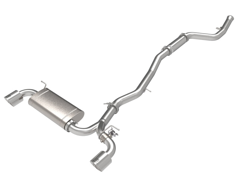 aFe POWER Takeda 2021-2024 Toyota Supra 2.0L Cat-Back Exhaust System with Polished Tips