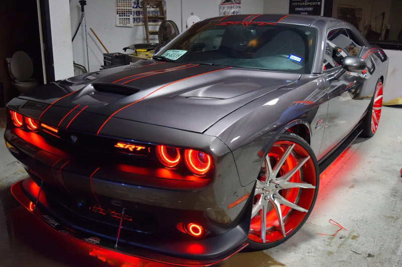Oracle Lighting Universal Dynamic ColorSHIFT LED Underbody Kit - Flexible Under Car Lights with Smartphone Control