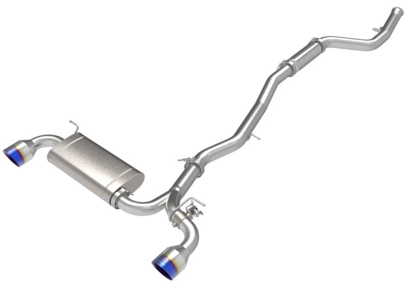 aFe Power Takeda Cat-Back Exhaust System for 2021-2024 Toyota GR Supra 2.0L with Blue Tips