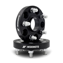 Load image into Gallery viewer, Mishimoto 25mm Black Anodized Wheel Spacers for Honda Civic Type R 2017-2021 and 5x120 Vehicles