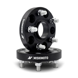 Mishimoto 25mm Black Anodized Wheel Spacers for Honda Civic Type R 2017-2021 and 5x120 Vehicles
