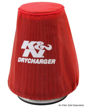 Load image into Gallery viewer, K&amp;N Engineering Red Drycharger 5.25in x 3in Round Tapered Air Filter Wrap for Polaris SL Series and SLT Models