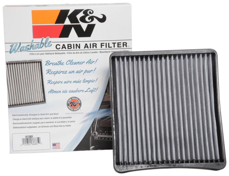 K&N Engineering Cabin Air Filter for 2019 Ram 1500 & 3500 * Washable Reusable Air Filter Part KNVF2065