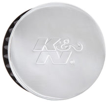 Load image into Gallery viewer, K&amp;N Engineering 62-1460 Chrome Finish Rubber Base Crankcase Vent Filter, 1.5-inch Flange