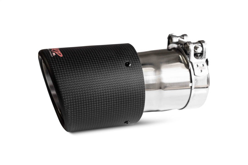 MBRP Carbon Fiber Exhaust Tip with T304 Stainless Steel Finish - 4.5 Inch Outlet, 3 Inch Inlet, 8 Inch Length