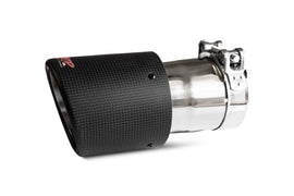 MBRP Carbon Fiber Exhaust Tip with T304 Stainless Steel Finish - 4.5 Inch Outlet, 3 Inch Inlet, 8 Inch Length