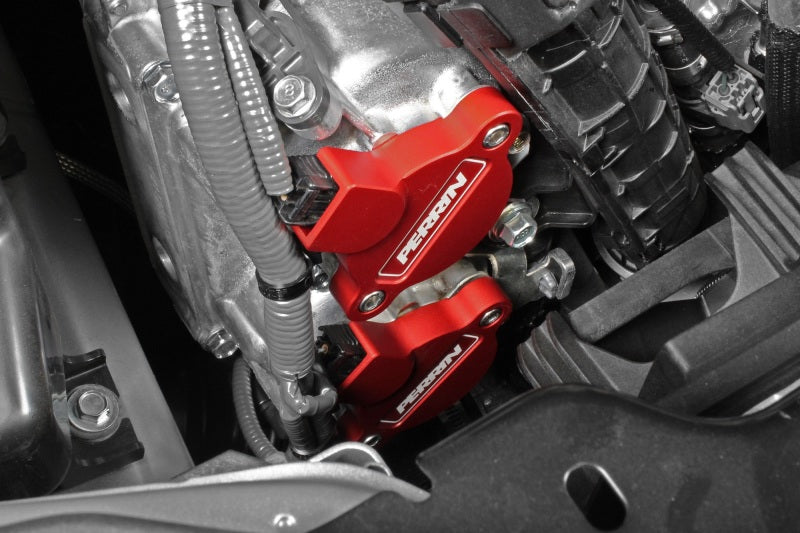 Perrin Performance Red Cam Solenoid Cover for Subaru WRX and Forester Models
