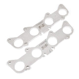 Stainless Works Ford 5.2L/5.0L Coyote Round Port Header 304 Stainless Steel Exhaust Flanges - 1-7/8 inch Primaries