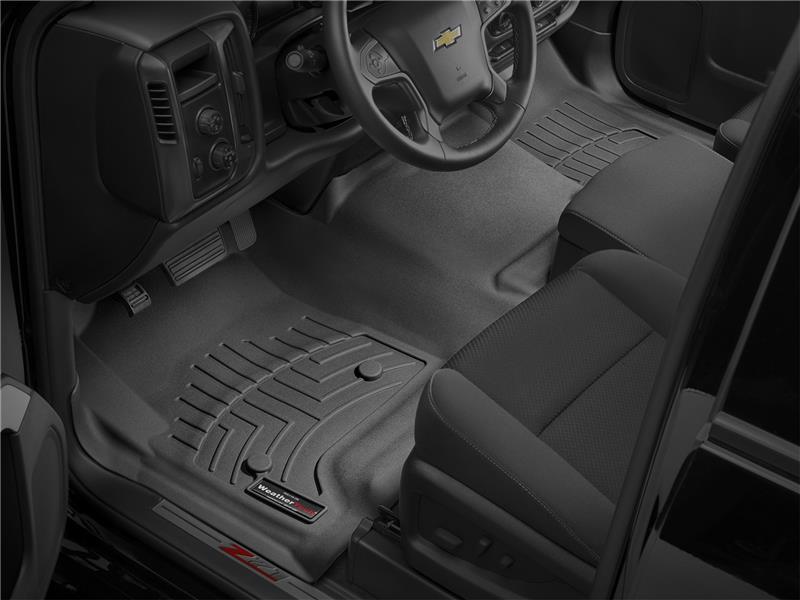 WeatherTech DigitalFit Front FloorLiner for Chevrolet Silverado 2014 * Black