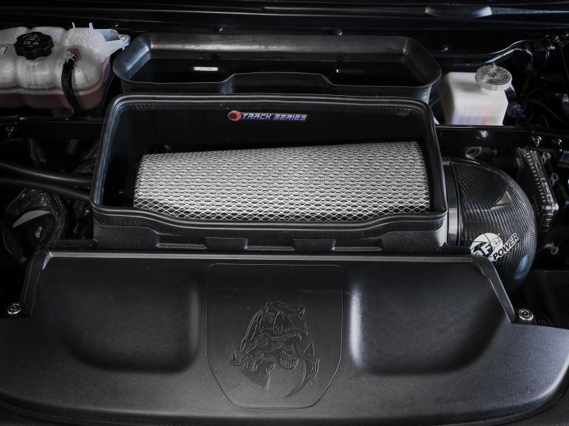 aFe Track Series Carbon Fiber Cold Air Intake System with Pro DRY S Filter for Ram 1500 TRX 2021-2024