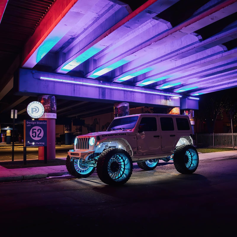 Oracle Lighting LED Illuminated Wheel Rings - ColorSHIFT Dynamic - 16.5-inch Aluminum Rings for Custom Wheels and Brake Rotors