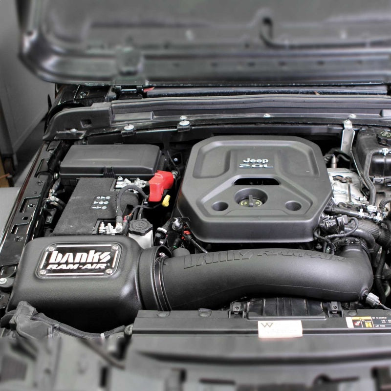 Banks Power 18-21 Jeep Wrangler 2.0L Turbo Ram-Air Intake System (Part Number GBE41844)