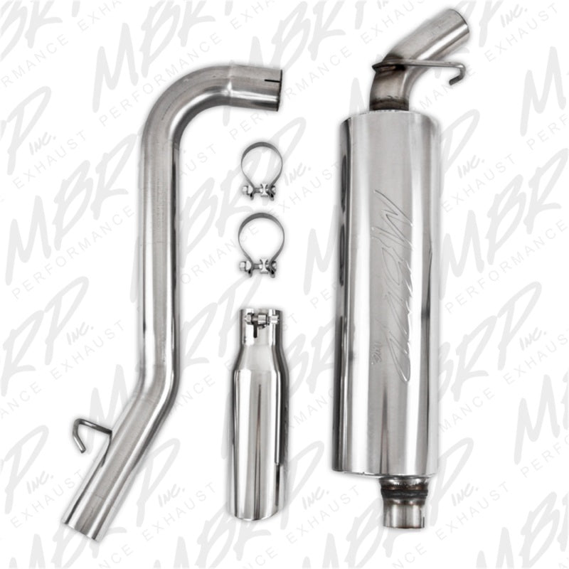 MBRP Armor Plus Series Cat Back Exhaust System for Jeep Wrangler 1997-1999 2.5L & 4.0L