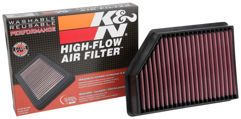 K&N Engineering 2020 Chevrolet Silverado 2500/3500 6.6L Diesel Drop-In Replacement Air Filter