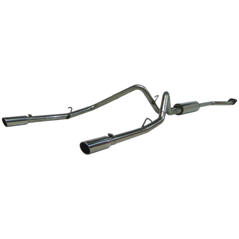 MBRP Armor Plus Series Cat Back Exhaust System for GMC Sierra 1500 & Chevrolet Silverado 1500 2003-2007 - Dual Split Rear Exit with 3.5-inch Tip